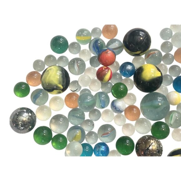 Vintage American Heritage Marble Collection + 1.5lb Extra Assorted Marbles - Picture 7 of 7